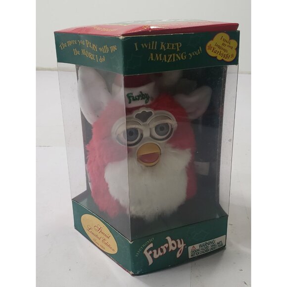 1999 Furby Christmas Santa Special Limited Edition Tiger Electronics 70-885